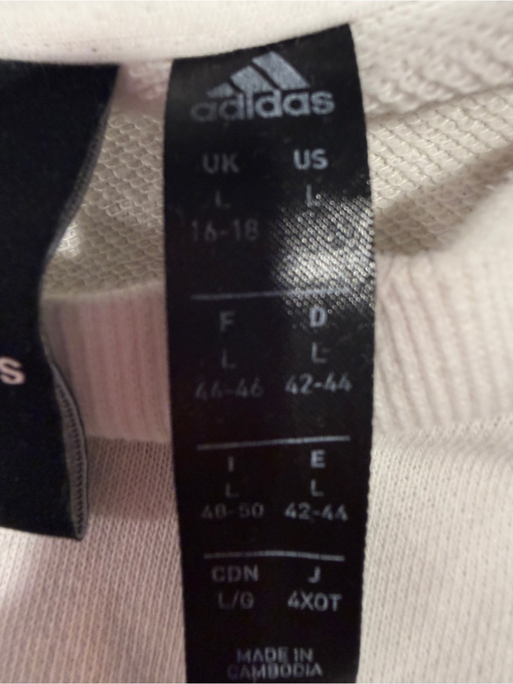 adidas Girls Long Sleeve Shirt Youth L 16-18 Sport Gameday Pastel Graphic - Picture 8 of 10